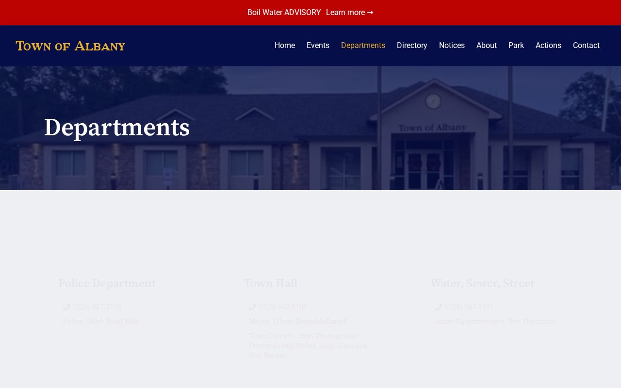 Albany court docket Town Hall information