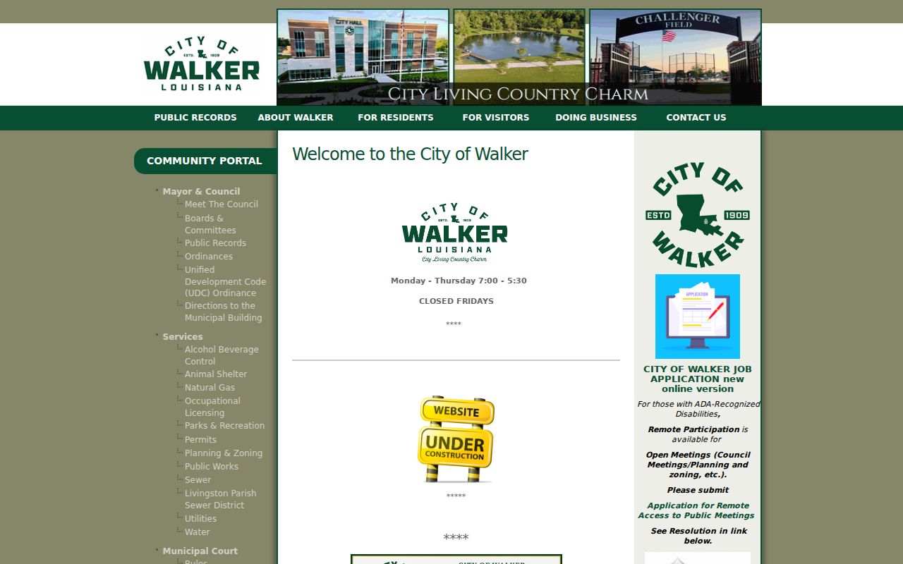 Walker court docket municipal court information